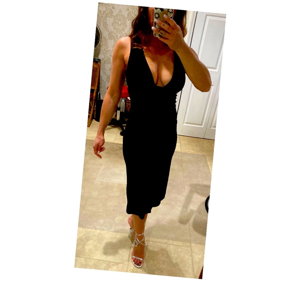 Deep V Dress